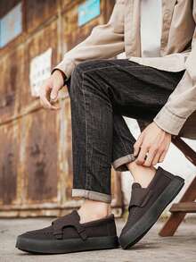 Nuove mocassini casual a collo basso, scarpe da guida, mocassini con suola morbida antiscivolo, sneaker slip-on, leggeri e confortevoli, versatili e alla moda, sneaker casual da uomo