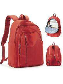 40*20*25 Large Simple Schoolbag Bookbag School Backpack For High School Junior High School Students, Versatile Laptop Bag Fit 14Inch Laptop, Waterproof Travel Backpack For Girl Boy, Casual Weekender Daypack For Commute, Work, Outdoor, Trip And Summer Holiday, Multiple Color Option - Multicolor - View 15