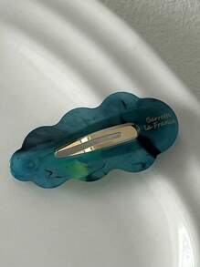 2025 New Hot-Selling Acetate Small Leopard Print BB Clips - Elegant & Stylish Hair Accessories For Women's Forehead Baby Hairs & Bangs - Wave-Shaped Duck Bill Clips For Daily Hairstyling