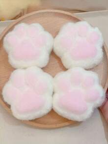 1pc Silicone Cat Paw Toys, Grape Texture, Slow Rebound, Durable, Stress Relieving For Children/Adults To Play With, Perfect For Children/Adults, Holiday/Halloween/Christmas Gifts, Available In Green, Purple, Orange, Blue, Pink