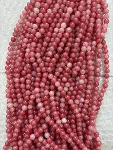 100pcs 8mm Simulated Jade Natural Stones, Agate, Color-Dyed Non-Fading Beads, Supplies For DIY Jewelry Making Such As Bracelets, Keychains, Necklaces, Crafts Decorations, Rich Colors To Inspire Your Creations - Multicolor - View 25