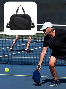 Pickleball Bag, Pickleball Bag With Shoe Compartment, Unisex, Large Capacity Pickleball Racket Bag, Gifts For Men, Gifts For Women, Gifts For Teens - Multicolor - View 5