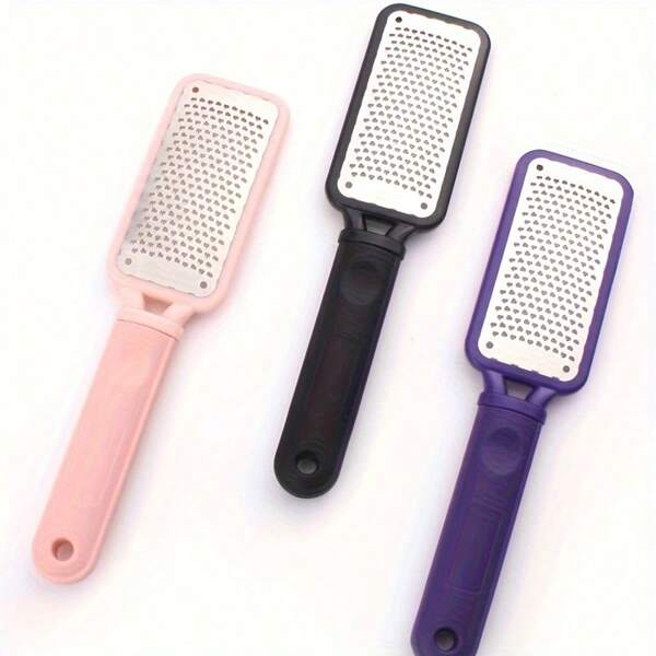 Misspenny 1/2 piezas Kit de Lima para Pies - Lima de Acero Inoxidable Colosal + Fina - Raspador de Talones Agrietados de Grado Salón - Herramientas de Pedicura para Eliminar Piel Muerta, Callos y Durezas en Pies, Húmedo y Seco