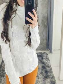 Women Sweaters - 白色 - 查看 1
