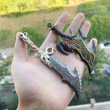 男士包包挂件礼物，战神钥匙扣，奎托斯武器混沌之刃挂件，斧剑钥匙扣，男女通用，汽车钥匙扣，背包装饰钥匙扣 - 彩色 - 查看 8