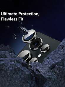 Single Lens Tempered Glass Screen Protector For Galaxy S25 Ultra, Ultra-Thin Tempered Glass With Aluminum Alloy Frame, Compatible With Galaxy S25 Ultra Phone Case, Full Coverage Anti-Water, Anti-Shock, Anti-Fall, Anti-Scratch, Anti-Fingerprint