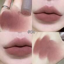 5 Opções de Cores Batom Matte, Gloss Labial Matte Veludo À Prova d'Água e Não Desbotante, Realça a Cor e Ilumina os Lábios, Adequado para Todos os Tons de Pele, Cores de Lábios Marrons e Escuros - Multicolorido T829 - Visão 4