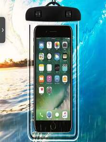 2 件防水袋 + 手机壳，防水壳干燥袋，适用于漂流、海滩、游泳、划船、皮划艇、徒步旅行，保护手机、相机、现金、MP3 播放器、护照和文件免受水、沙子、雪和灰尘的侵害，海滩必需品，海滩配件，泳池浮板 - 彩色 - 查看 8