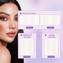 600片装隐形双眼皮贴提升贴，防水持久，适用于眼睑下垂、厚重、不均匀、眼睑下垂、温迪睫毛