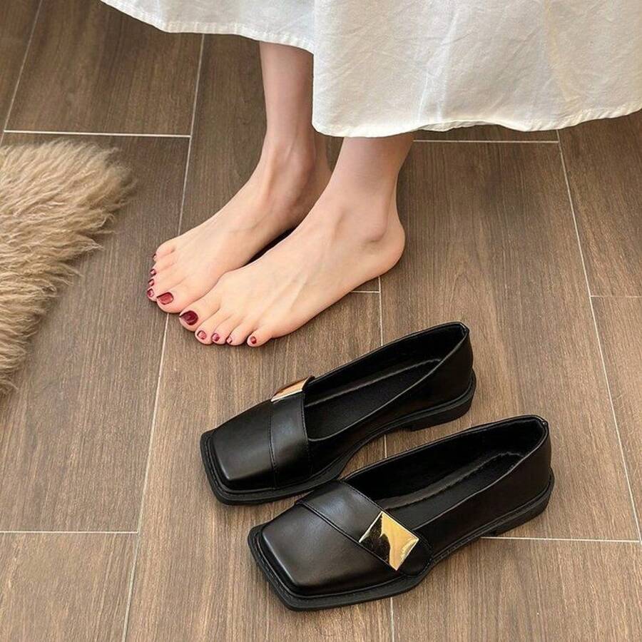 Women Loafers Shoes - 棕色 - 查看 1