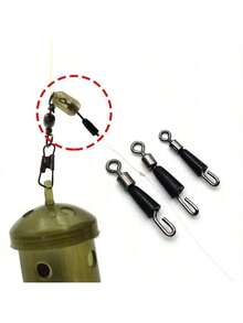 20入組誘餌分線夾連接器快速釋放釣魚工具配件