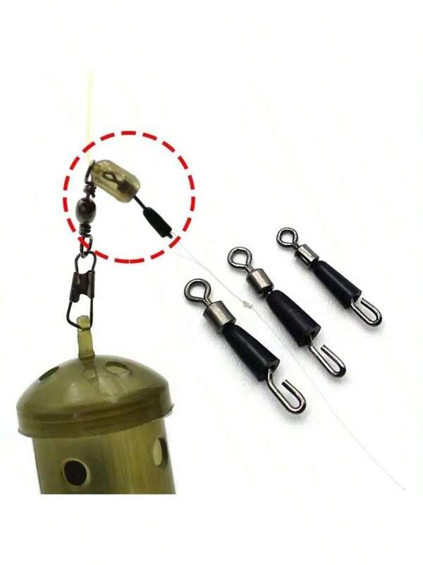 20pcs Lure Subline Clip Connector Quick Release Pin Fishing Tackle Accessory