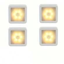 4pcs/2pcs/1pc Wireless Motion Sensor Wall Lights, LED Rechargeable Night Lights, Motion Sensor Lights, Auto On/Off Lighting For Kitchen, Bedroom, Living Room, Hallway - White - View 13