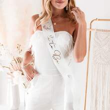 个性化缎带、选美带、个性化带、生日派对、单身派对、单身派对带、定制带、个性化礼品 - 彩色 - 查看 6