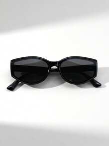 1 pereche de ochelari de soare la modă cu lentile ochelari de soare vintage pentru femei, versatili pentru stilul stradal, ținute zilnice, plajă, petrecere, rezistenți la vânt