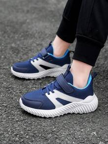 Boys' Mesh Breathable Running Shoes, New Spring/Autumn Soft Bottom Sports Sneakers For Kids/Older Children