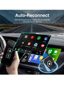 1 Stück 2in1 kabellose CarPlay Dongle kabellose Android Auto Adapter AI Smartphone Box Intelligente Autosysteme für Autos mit kabelgebundener CarPlay