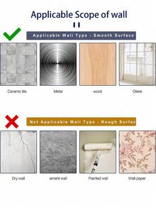 6 件套窗帘杆挂钩支架，多功能支架毛巾杆固定夹，无需钻孔粘合安装，适用于酒店和家庭使用，易于安装的窗帘挂钩夹