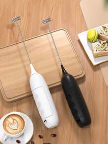 Milk Frother, Powerful Handheld Milk Frother, Mini Milk Foamer,Coffee Stirrer, Stainless Steel Drink Mixer For Coffee, Lattes, Cappuccino,Matcha,Hot Chocolate, Portable Foam Maker,Electric Wireless Blender Mini Coffee Maker - Multicolor - View 1