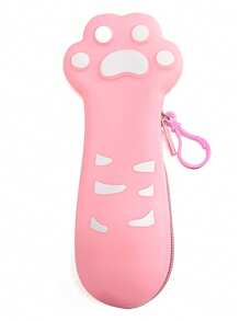 Ledun Silicone Cat Claw Pencil Case School Supplies Pencil Case Good Things Stationery Case Primary School Students Stationery Bag Creative Stationery, Pencil Pouch, School Bag, School Supplies, Back To School