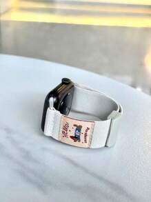 Stretchy Smartwatch Bands With Fun Dachshund Design & Strong Magnetic Clasp - Compatible With 38mm 40mm 41mm 42mm 44mm 45mm 46mm 49mm, Water-Resistant Solo Loop Sport Straps For Series 10/9/8/7/6/5/4/3/SE/Ultra (Women Men)