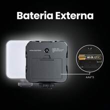 ZB01 Photography Mobile Fill Light Outdoor Shooting Soft Light Mini Portable - 黑色 - 查看 6