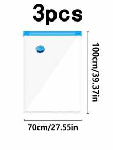 8pcs/Set Reusable Vacuum Storage Bags, Clothes Organizer Bags, Travel Luggage Compression Bags, Save 80% Space For Jackets, Shirts, Bedding, Pants, Home, Dorm, Closet, Bedroom, Bathroom, Travel, Back To School - Multicolor - View 51