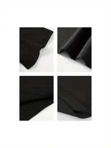 Camiseta de algodón extragrande, camiseta de cuello redondo 100% algodón con famoso estampado  Nip Hustle, estilo de ropa urbana casual, comodidad para todas las estaciones, transpirable y que absorbe la humedad, ajuste regular - negra, manga corta, pijamas, ropa de noche ultra suave, camiseta de moda imprescindible - Negro - Ver 5