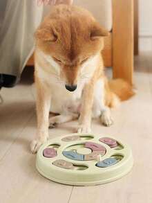 1pc Pet Feeder, Pet Intelligent Feeding Toy, Dog Puzzle Toy, Cat & Dog Hide Food Feeder, Cat & Dog Food Seeking Bowl, Pet Training Toy, Dog Interactive Food Bowl, Dog Foraging Bowl, Pet Food Bowl, Pet Food Partition Game Plate, Pet Anti-Choking Bowl, Pet Supplies, Dog Puzzle Toy For Boredom, Puppy Intelligence Training Game Feeder, Cat & Dog Foraging Toy, Pet Entertainment Toy (For Pet Use Only) - Blue - View 8
