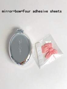 1支/3支/套蝴蝶形迷你美发梳，带镜子，尼龙刷毛，ABS塑料手柄，便携式可折叠气垫梳，适合普通发质，旅行必备美发工具，美发造型工具，美发配件 - 彩色 - 查看 11