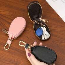 Key Bag For Men And Women Key Bag Large Capacity Multifunctional Keychain Storage Bag Simple And Compact Household, Portable Car Large Capacity Multifunctional, Suitable For 8 Scenarios To Carry With You - màu đen - Xem 6