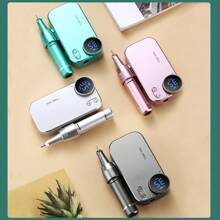 duofu Molinillo De Uñas Eléctrico Portátil, Recargable 35000rpm Lima De Uñas, Lápiz Taladrador De Uñas Kit De Máquina De Manicura Con Batería De Larga Duración De 10 Horas, Conjunto De Máquina De Pulido De Uñas Profesional Y Removedor De Cutícula, Kit De Manicura Con Accesorios De Herramienta De Arte De Uñas Para Uso En Casa Y En Salones De Acrílico