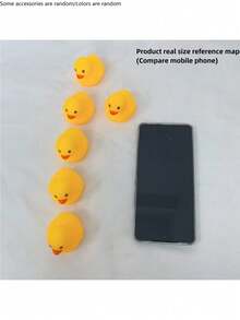 Set de 6 patos de baño para la piscina, juguetes de agua para el baño - Multicolor - Ver 10