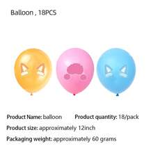 Bluey 粉色布鲁伊生日派对装饰粉色卡通狗派对用品纸盘纸巾纸杯桌布糖果盒