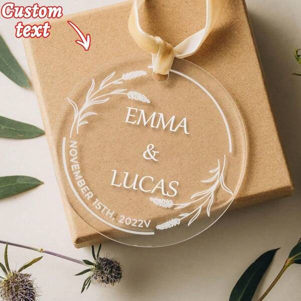 1PC Acrylic Pendant Acrylic Pendant Gift For Mom Dad Other Half, Dad Father's Day Gift, Best Dad Gift, Best Gift For Family, I Will Always Be With You, Acrylic Ornament