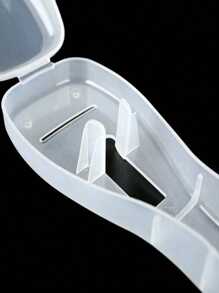 Travel Razor Case, Compact & Protective Shaver Case – Transparent, Dustproof Travel Organizer,3/2/1pc Trip Portable Razor Holder Container Storage, Razor Travel Case, Travel Razor Cover, Razor Protector, Outdoor Camping Business, Shaving Box (Not Include Shaver)