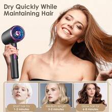 五合一吹风机，带扩散器，大功率吹风机，男女通用，快速干发，带风嘴，适合家庭、沙龙、旅行、送礼、节日使用，包含3个梳子和吹风机支架，灰色、白色、绿色、粉色、红色