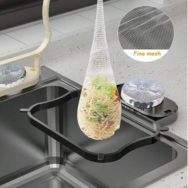 1pc Kitchen Sink Filter Rack, Vacuum Cup Drain Basket Multi-Function Wet & Dry Separated Garbage Stopper Sink Strainer