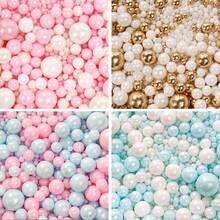 3盎司/85克混合色蛋糕装饰珠，适用于纸杯蛋糕、冰淇淋、甜甜圈和甜点装饰，是情人节、母亲节、生日、婚礼和节日派对的完美之选 - 彩色 - 查看 1