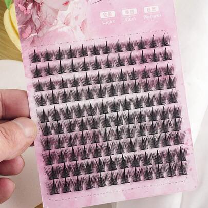 120ชิ้น ช่อขนตา DIY ขนตาปลอมแบบช่อ ขนตางอน C D งอน 8-13 มม. ขนตาหนาฟู ช่อขนตา, ขนตา, ขนตาปลอมแบบเส้น, ขนตา, ขนตาปลอม