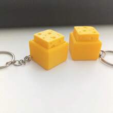 Tastiera meccanica creativa a forma di formaggio per alleviare lo stress, giocattolo da spremere per liberare la noia delle dita, regalo
