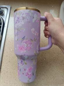 STANLEYQuencherH2.0 Tumbler With Handle And Straw 40 Oz | Flowstate3-Position Lid | Cup Holder Compatible For Travel | Insulated Stainless Steel Cup - Màu tím  Violet - Xem 5