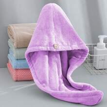 Ultrafeinfaser Haar-Handtuch, superdünne ultrafeinfaser Haartrockenkappe, nasses Haar-Kopftuch, schnelltrocknend, weich und leicht - sehr geeignet für nasses Haar, Dusche, Reisen, schnell trocknendes Duschkappen-Kopftuch, geeignet für Damen- und Mädchen-Hauben