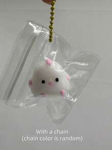 1/2/6pcs Mini Chick, Decoration Or Gift For Good Friends, Slow Rebound To Relieve Stress, Bouncy Chick Squeeze Music (Keychain Color Random), Give To Girlfriends, Girlfriend Pendant, Cute Chick Keychain, Perfect Choice For Valentine's Day,Mother's Day,Gift For My Mother
