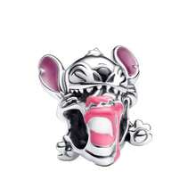 Cuentas amuleto de animal plateadas en plata de ley 925 para pulseras DIY, regalo elegante y de moda para el cumpleaños de la mujer, superventas