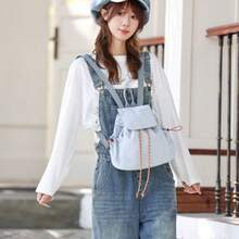 Women Fashion Backpacks - 灰色 - 查看 13