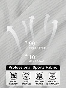 1 件经典罗纹高弹力瑜伽运动文胸，防震无缝健身背心，配有可调节肩带和透气露背设计