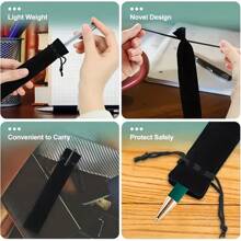 27pcs Customized Luxury Soft Touch Pens With 27 Black Pencil Cases, Rubber Round Ballpoint Pens, Personalized Writing Tools, Suitable For Engraving Names And Company Websites, Ideal For Men, Anniversary, Christmas, School Supplies, Birthday Gifts, Stationery, Back To School