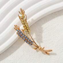 Broche de trigo ucraniano para mujer, accesorio patriótico para fiesta, banquete, decoración y regalo