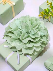 50sheets-Sage Green Tissue Paper, Wrapping Paper, Tissue Paper For Gift Bags, Gift Wrap Tissue Paper Bulk For DIY Crafts Gift Wrapping Birthday Wedding Holiday Paper Flowers,Autumn, Winter, Thanksgiving Day Decorations, Halloween, Christmas